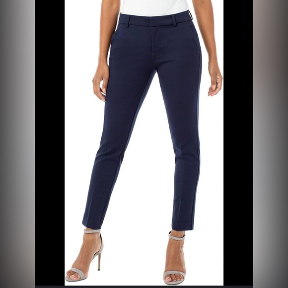 Liverpool Pants - NWT Liverpool Kelsey Crop Trousers w Slit